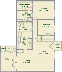 Exterior Two Bedroom