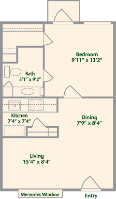 Interior One Bedroom