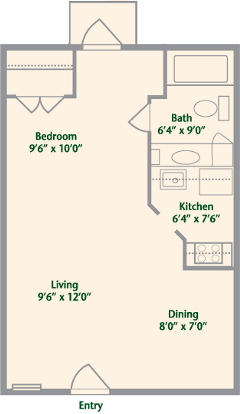 Interior Studio Apartment