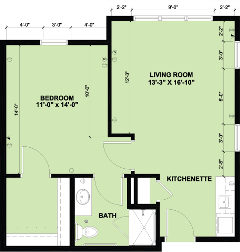 Jasmine Two - One Bedroom