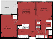 One Bedroom Apartments